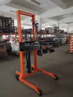 Nouveau rotateur de fûts portable pour fûts en acier de 55 gallons et en plastique de 210 litres, inclinaison manuelle à 270 degrés disponible
