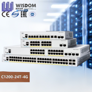 Commutateur ClSCO C1200-24T-4G Catalyst Série C1200 24 ports 10/100/1000 Mbps avec 4 ports SFP, compatible PoE, garantie 1 an - Product Image 1