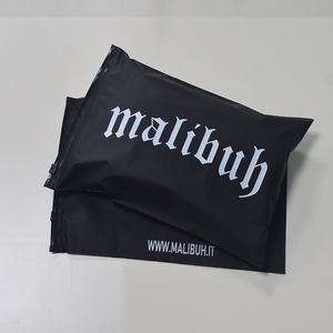 Custom Frosted Zipper Bags Resealable PE <b>Plastic</b> Clothing <b>Packaging</b> Bags for Garment T-shirt Socks - Product Image 1