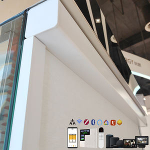 Persianas enrollables motorizadas inteligentes tipo cassette completamente cerradas con riel lateral, cortinas enrollables opacas para sala <span class=keywords><strong>de</strong></span> estar <span class=keywords><strong>de</strong></span> hotel - Product Image 1