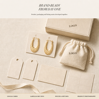 Pendientes de Aro en Forma de U con Diseño Martillado en Tono Dorado, Joyería de Moda para Mujer, Accesorios de Moda Femeninos
