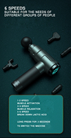 Pistolet de massage vibrant sans fil portable à marque privée, outil de massage professionnel à contact complet du corps pour un usage quotidien et détente