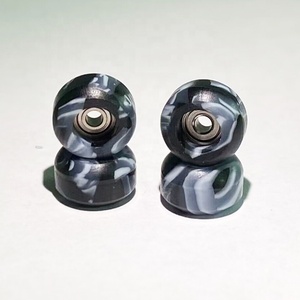 Ruedas de Rodamiento CNC para Finger Skateboard de Material AC con Nuevo Diseño de Colores Mezclados en Espiral al por Mayor - Product Image 6