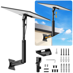 <span class=keywords><strong>Support</strong></span> de fixation robuste anti-tremblement à installation rapide sans outil JH-Mech pour montage sur poteau de réception <span class=keywords><strong>satellite</strong></span> extérieur Starlink - Product Image 1
