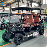 Nouvelle Arrivée, Dernier Design, Voiturette de Golf Électrique 6 Places, Fournisseur de Chariots de Golf 4+2, Apparence Avancée