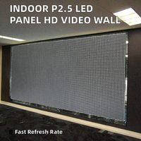 CAILIANG Indoor P2.5 LED-Anzeigetafel 3840Hz Hohe Bildwiederholrate HD-Videowand für Dauerinstallation in Flughäfen