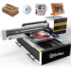 Giftec A1 Uv Dtf Beste Foto Quslyty Printer Digitale Xp600 Printkop UV-Printer 6090 UV-Vernis Printer Machine