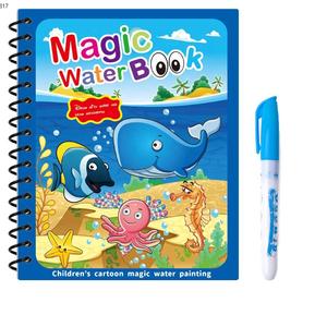 Libro <span class=keywords><strong>de</strong></span> pintura <span class=keywords><strong>de</strong></span> Color agua <span class=keywords><strong>juguete</strong></span> <span class=keywords><strong>de</strong></span> dibujo niños educativo reutilizable <span class=keywords><strong>Mundo</strong></span> Marino dibujos animados Animal libro <span class=keywords><strong>de</strong></span> pintura <span class=keywords><strong>de</strong></span> agua - Product Image 1