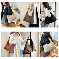 Sac à bandoulière Hobo en PU souple personnalisé avec logo, sac à main tendance en forme de croissant, sac à bandoulière décontracté pour femme, sac à main quotidien AF01