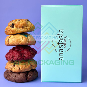Caja de Embalaje de Papel para Galletas, Pasteles, Donas, Sushi, Repostería, Snacks, Brownies, Color Rosa de Lujo, Más Vendida - Product Image 3