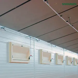 Sinogreen air inlet for pig house tunnel twin air inlets system air intake for poultry houses