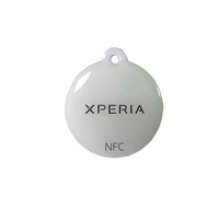 QR-Code und URL Programmierbarer 216 888 Bytes Epoxy NFC Haustier-ID-Anhänger für Hunde / Katzen-Ortung