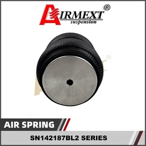 SN142187BL2-KS1-S/ Airlift 5813 Compatible avec <span class=keywords><strong>KSPORT</strong></span> Coilover (Filetage M52*1.5 Filetage M52)/Suspension pneumatique à double soufflet, ressort pneumatique, soufflet pneumatique - Product Image 2