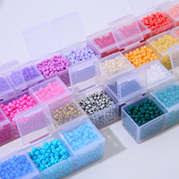 9000 pièces/boîte 28 couleurs verre Miyuki ensemble de perles de rocaille boîte emballage à grille individuelle pour bijoux à bricoler soi-même Bracelet Kit de fabrication