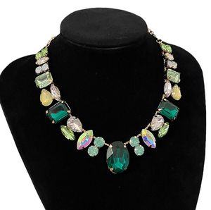 אישיות מוגזם צבעוני קריסטל אופנה קריסטל שרשרת קולר זוהרת זוהרת זוהרת נשים יוקרה - Product Image 1