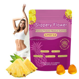 Complément alimentaire en gummies probiotiques pour femmes Natural Nutrition, saveur ananas, gummies probiotiques pour la santé vaginale - Product Image 1