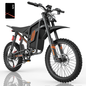 USA Warehouse Stock Long Mileage <b>Fat</b> Tire <b>Ebike</b> Rear Hub Motor 3000W Lithium Battery Hydraulic Disc Brakes Road Mountain Bike - Product Image 1