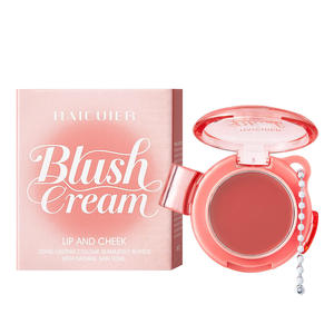 Colorete al por mayor de marca privada, resistente al agua, natural, iluminador, de larga duración con llavero - Product Image 1