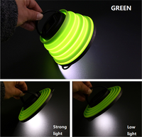 Lanterne de camping portable rechargeable par USB, lampe de tente solaire pliable, lampe de camping à led