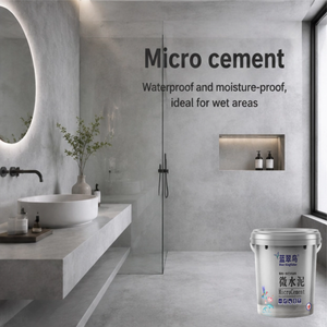 Suministro Directo de Fábrica de <span class=keywords><strong>Pintura</strong></span> para Pisos de Microcemento y Revestimiento Impermeable para Paredes de Microcemento para Centros de Capacitación y Salas de Conferencia - Product Image 1