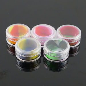 Contenitore per barattolo di cera in Silicone combinato contenitori in Silicone per la conservazione dell'olio barattolo multicolore per concentrato - Product Image 5
