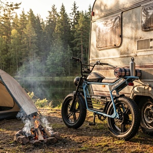 Bicicleta Eléctrica con Asiento de Cuero Cómodo, Bicicleta Eléctrica con Llantas Gruesas y Batería Extraíble para el Desplazamiento Diario - Product Image 6