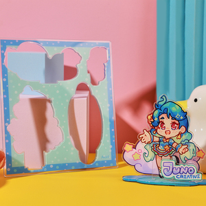 <span class=keywords><strong>Juno</strong></span> creativo personalizzato crea il tuo Design con stampa su due lati trasparente personalizzato Anime acrilico Standee - Product Image 6