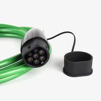Nouveau câble de recharge portable pour véhicule électrique 32A triphasé, connecteur Type 2, 5M, personnalisable, TPU, IP55, certifié IEC 62196-2
