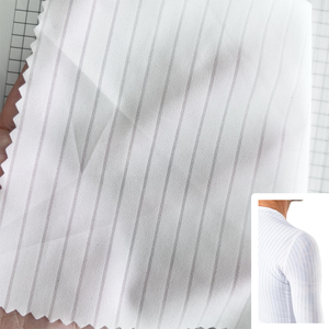75 GSM 스트라이프 프리미엄 73% 폴리에스터 사방 스트레치 사이클링 저지 경량 러닝 소재 원단 - Product Image 6