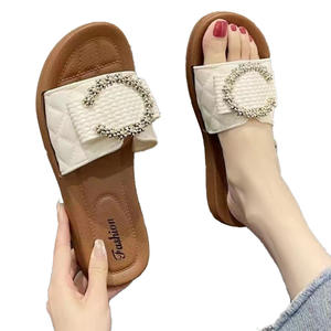 Sandalias C-Strap para mujer, de verano, con punta abierta, suela de goma antideslizante, a la moda, con una sola tira, planas. - Product Image 5