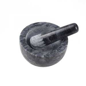 Maja de nuevo modelo de cocina casera creativa con piedra de molienda pulida para material de mármol triturador de ajo de grado alimenticio - Product Image 1
