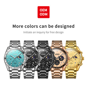 <span class=keywords><strong>Reloj</strong></span> de Pulsera para Hombre OEM 3618, Venta al por Mayor, Caja de Acero Inoxidable, Totalmente Negro, SKU Pilot, <span class=keywords><strong>Reloj</strong></span> Hombre, Garantía Comercial, MOQ 100, Multicolor - Product Image 4