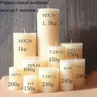 Silicone Pillar Cylinder Candle Mold, Early Riser