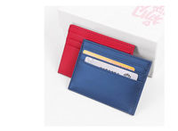 Dompet Kartu Kredit Tipis Warna Permen yang Dapat Disesuaikan, Tempat Kartu Kulit PU untuk Kartu Bisnis, Kartu Kredit, Kartu Identitas, Penutup Casing Mini untuk Perjalanan