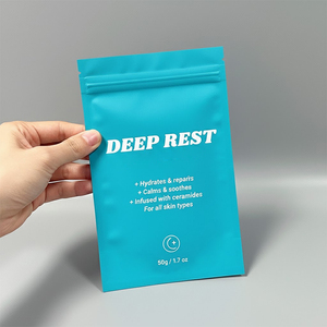 Sacchetto di Imballaggio in Plastica Personalizzato con Stampa, Chiusura <span class=keywords><strong>a</strong></span> 3 Lati, Busta Piatta per Accessori con Zip Lock - Product Image 4