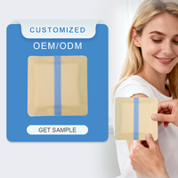 Pansement Cohésif en Mousse de Silicone Imperméable Huawei avec Bordure pour Cicatrisation Post-Opératoire, Brûlures, Pression et Cicatrices, Certifié CE