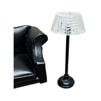 Mini lampe sur pied décorative, modèle de lampe sur pied non lumineuse à l'échelle 1:12 pour maison de poupée, pour la mise en scène et la décoration