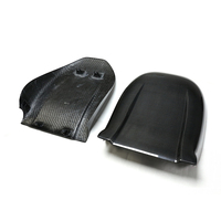 Housse de dossier de siège en fibre de carbone sèche pour Tesla Model 3 Y X S Garniture intérieure style pâte