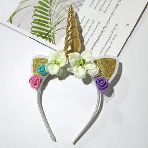 Bandeau de <span class=keywords><strong>licorne</strong></span> américaine européenne Nouveautés de fête d'Halloween pour enfants pour <span class=keywords><strong>Amazon</strong></span> Chapeaux Vente en gros Transfrontalier - Product Image 6