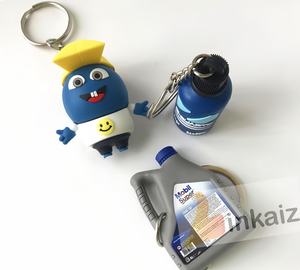 Linkaiz東莞工場カスタマイズゴムキーリングソフト<span class=keywords><strong>PVC</strong></span>キーホルダー3D - Product Image 2