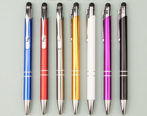 Bolígrafos Metálicos Promocionales al por Mayor de Fábrica, Se Puede Grabar el Logotipo de la Empresa, Bolígrafos de Aluminio - Product Image 1