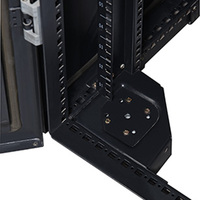 Armoire de serveur DDF 42U de 19 pouces avec porte en verre trempé de haute qualité, modèle 2023, pour centre de données, capacité de charge 800 kg