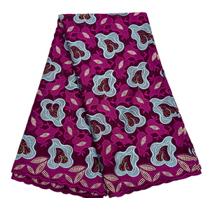 Nigeriani scher Baumwoll spitzens toff Swiss Voile Lace Hochwertige afrikanische Steine Baumwolle für Damen Brautkleider - Product Image 4