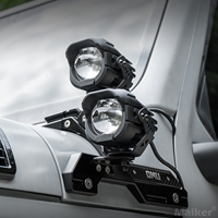 OMU Genesis Series une lumière de pilier pour Jeep Wrangler JK JL JT accessoires de voiture tout-terrain 4x4 projecteur LED avec fil