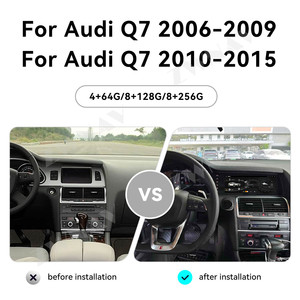 Zwnav 12.3 + 10.25 ''tesla phong cách màn hình thẳng đứng Android Car GPS Stereo đa phương tiện cho Audi Q7 2006-2009/2010-2015 đài phát thanh xe Navi - Product Image 2