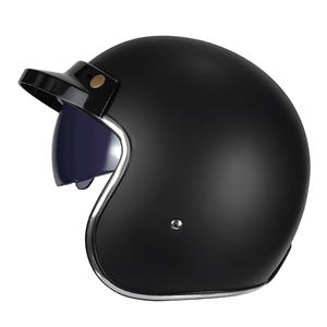 Casco Abierto 3/4 de Fábrica, Estilo Vintage, Material ABS, Casco de Motocicleta con Certificación DOT, Nuevo - Product Image 1