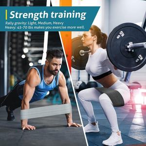 Custom logo fitness elastiekjes, weerstandsbanden voor oefeningen, training, workout, yoga, gym, bodybuilding, set, S/<span class=keywords><strong>M</strong></span>/L - Product Image 4