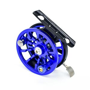 Roues en alliage d'aluminium de couleur bleue de haute qualité toutes tailles moulinets de <span class=keywords><strong>barrage</strong></span> moulinet de pêche à la mouche - Product Image 3