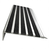 Profilés de marche d'escalier antidérapants en marbre, disponibles en plusieurs couleurs, pour l'extérieur et la sécurité