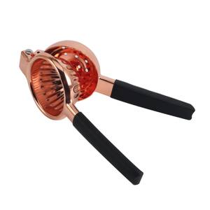 Presse-citron robuste en cuivre et noir, manuel en acier inoxydable 304 - Product Image 3